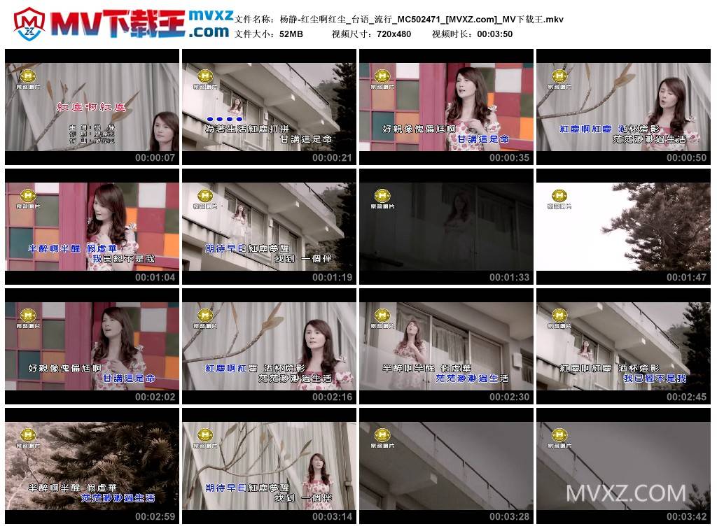 杨静-红尘啊红尘_台语_流行_MC502471